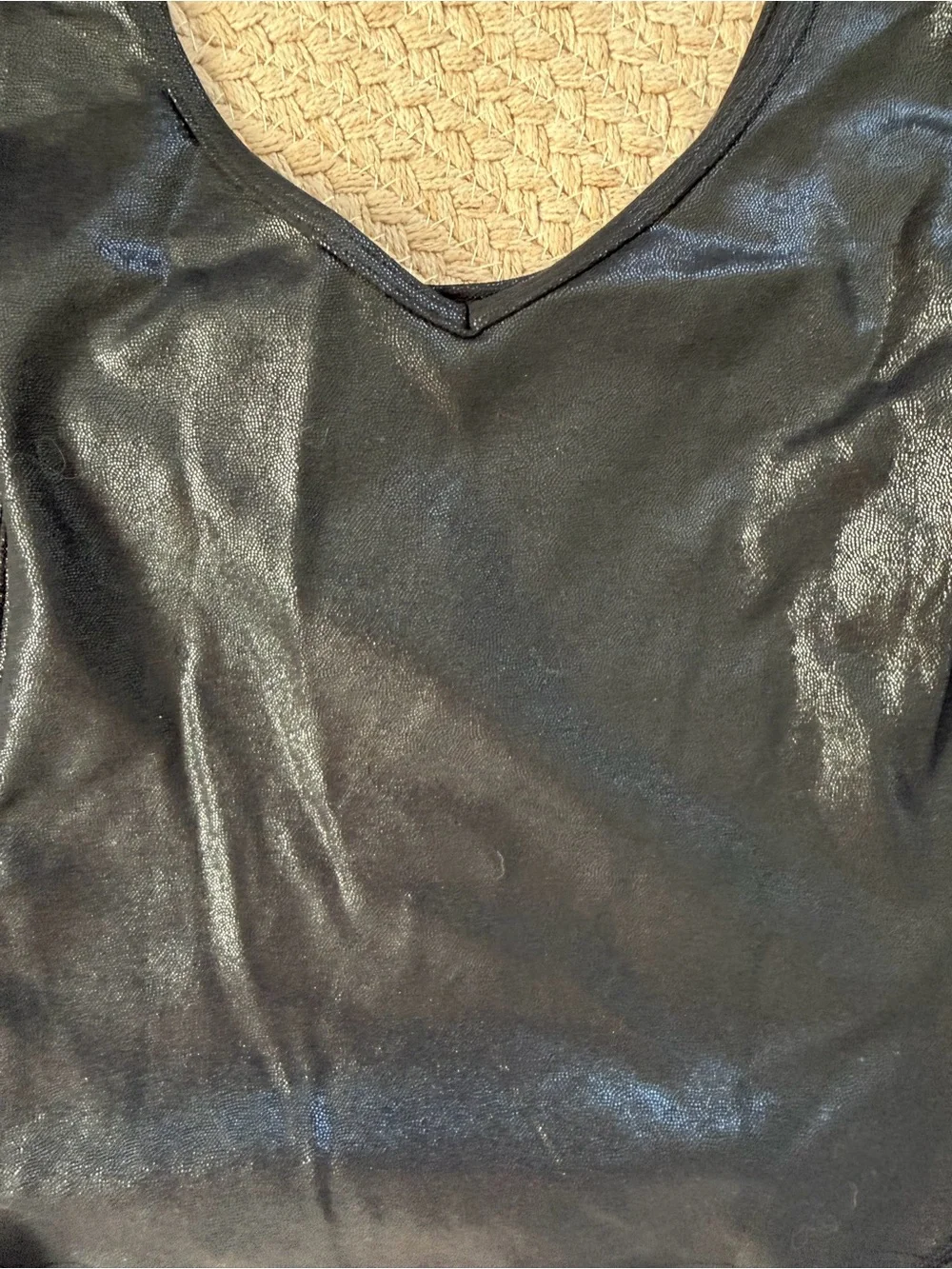 Lululemon Align Long Sleeve Top With Foil Print Black Size 6